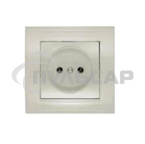 Розетка 1-м СП Бриллиант 16А IP20 сл. кость Universal 7948806