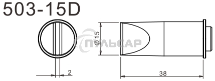 Жало для паяльника Quick 503-15D