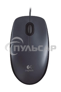 Мышь проводная Logitech M90 черный/серый, 1000 dpi, USB, кнопки - 3