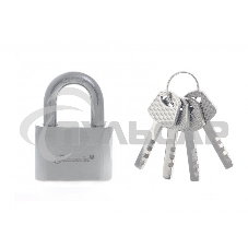 Замок навесной Matrix, хромированное покрытие 60 мм