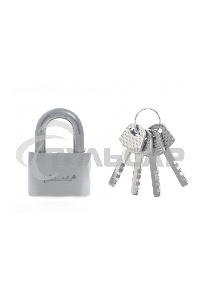 Замок навесной Matrix, хромированное покрытие 60 мм