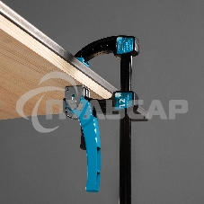 Струбцина реечная быстрозажимная,металлический корпус,рычажный храповый механизм,12