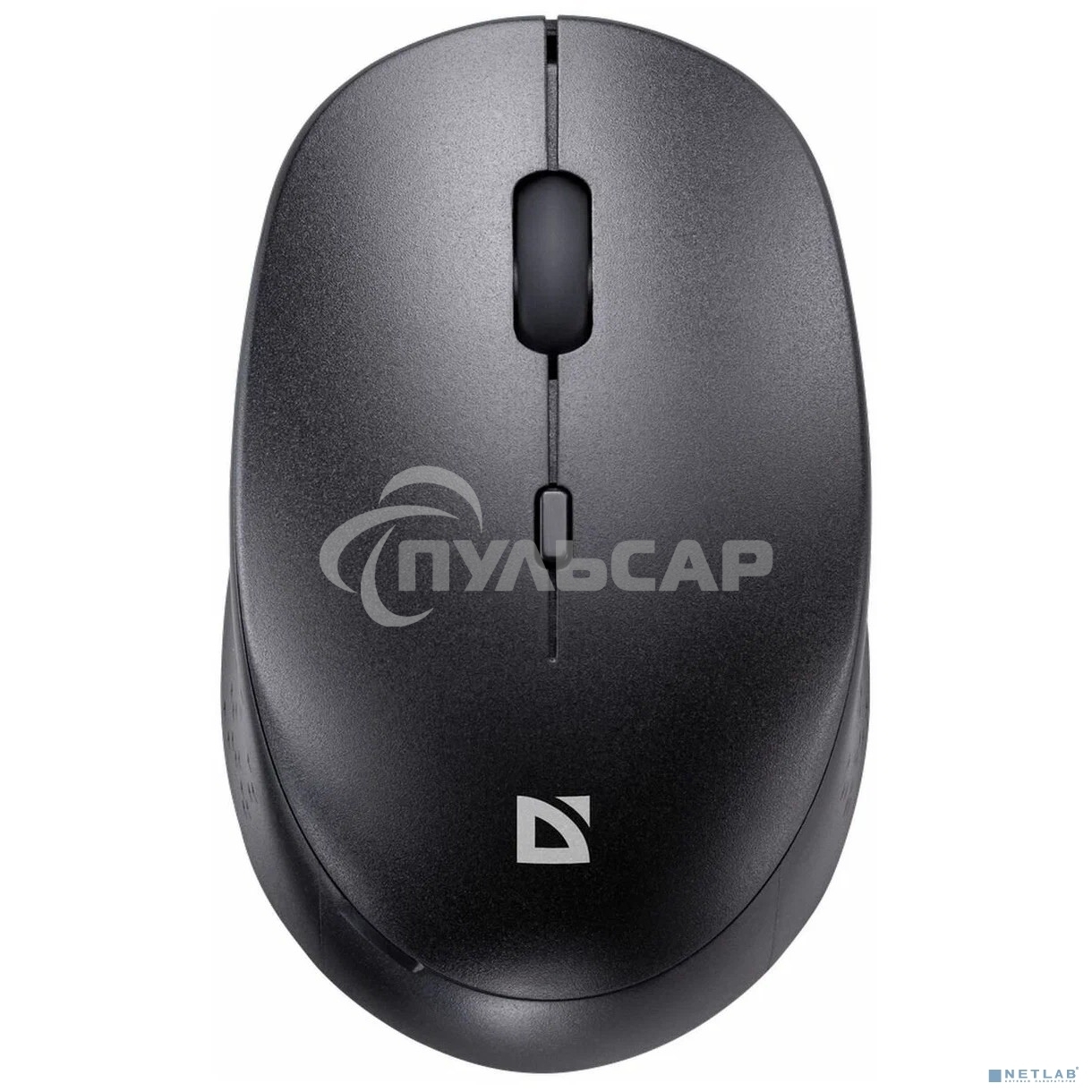 Мышь беспроводная Defender Auris MB-027 черный, 1600 dpi, радиоканал, USB, кнопки - 4