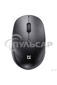 Мышь беспроводная Defender Auris MB-027 черный, 1600 dpi, радиоканал, USB, кнопки - 4