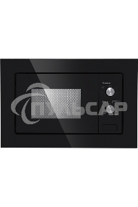 Микроволновая печь встраиваемая Maunfeld MBMO.20.1PGB черный, 20 л, 800 Вт, переключатели - поворотный механизм