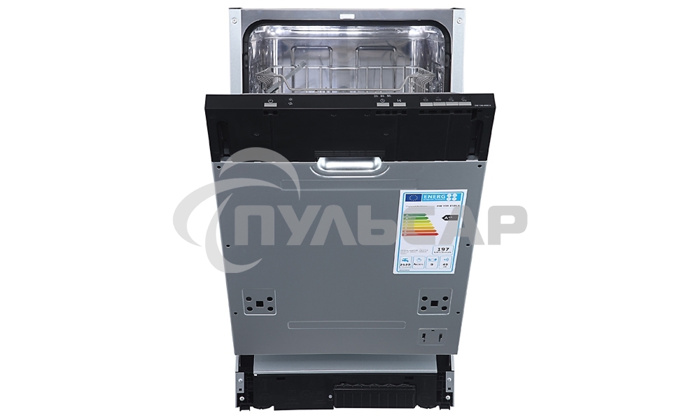 Встраиваемая посудомоечная машина Zigmund & Shtain DW 139.4505 X, черный, 44.5 см, 9 компл., 49 дБ, класс A++