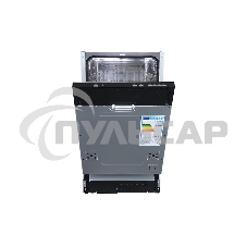 Встраиваемая посудомоечная машина Zigmund & Shtain DW 139.4505 X, черный, 44.5 см, 9 компл., 49 дБ, класс A++