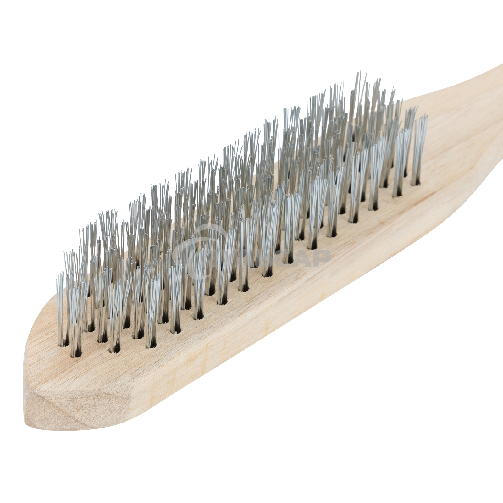 Щетка 6-рядная металлическая с деревянной ручкой Sparta