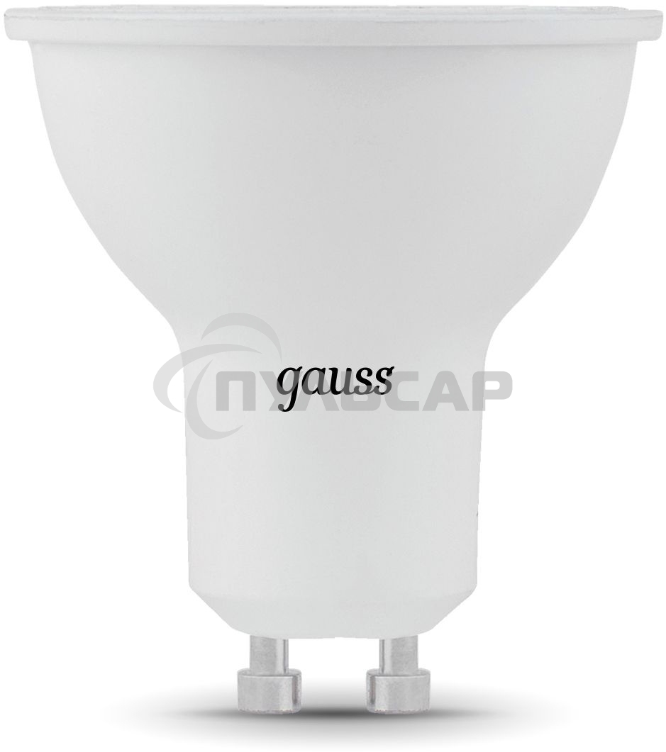 Лампа светодиодная LED Gauss MR16 GU10 7Вт 4100К 1/10/100
