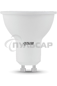 Лампа светодиодная LED Gauss MR16 GU10 7Вт 4100К 1/10/100