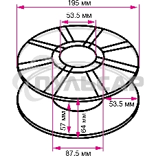 Пластик для принтера 3D Cactus CS-3D-PETG-1KG-SKIN PETG d1.75мм 1кг L316м 1цв.