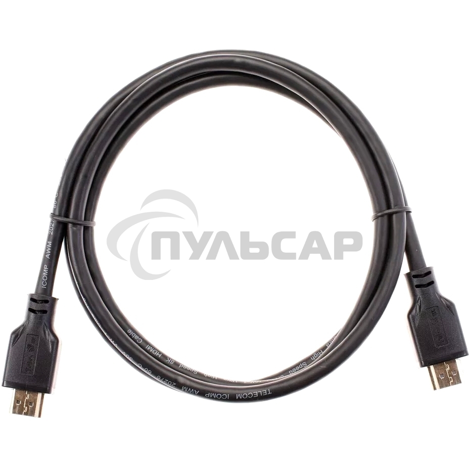 Кабель HDMI 19M/M,ver. 2.1, 8K@60 Hz 1.5m Telecom/VCOM <TCG255-1.5M>