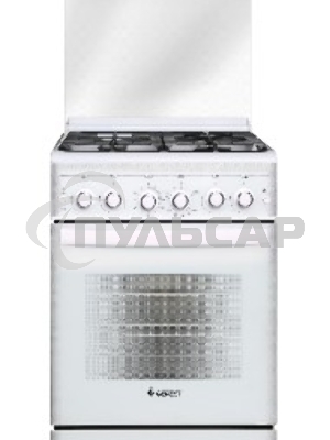 Плита газовая Gefest ПГ 5300-02 0040 белый, конфорок 4 шт, духовка 52 л, 50 см x 85 см x 58.5 см