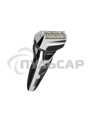 Электробритва Centek CT-2174 (черн/хром) cеточная, плавающая головка, триммер, LED