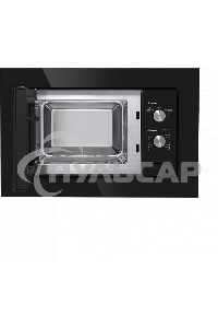 Микроволновая печь встраиваемая Maunfeld MBMO.20.1PGB черный, 20 л, 800 Вт, переключатели - поворотный механизм