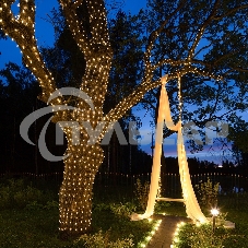 Гирлянда Neon-night LED Клип-лайт 12 V, прозрачный ПВХ, 150 мм, цвет диодов теплый белый