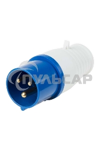 Вилка Rexant 013 переносная 2Р+РЕ 16А 220В IP44