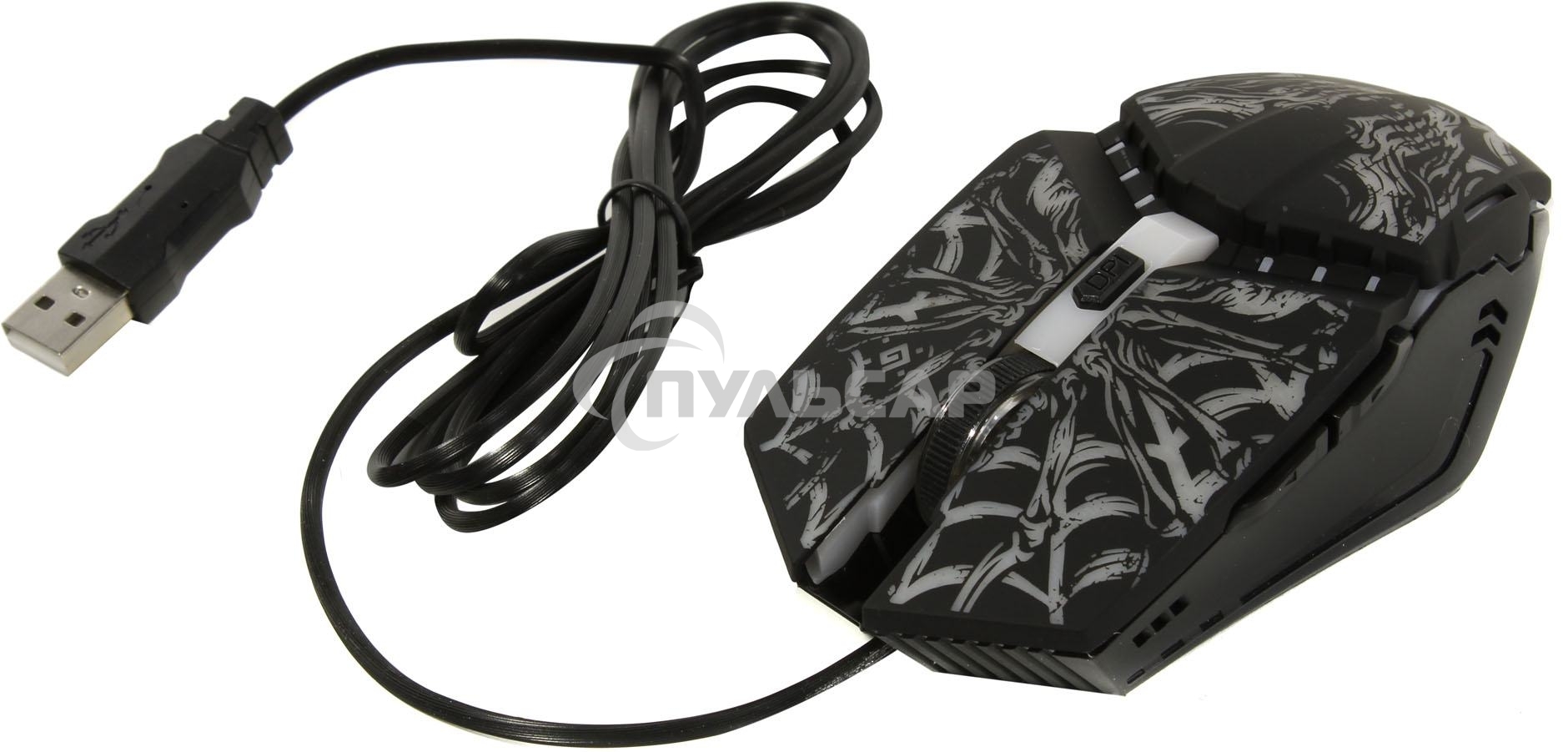 Мышь проводная Defender Prototype GM-670L черный, 2400 dpi, USB, кнопки - 6