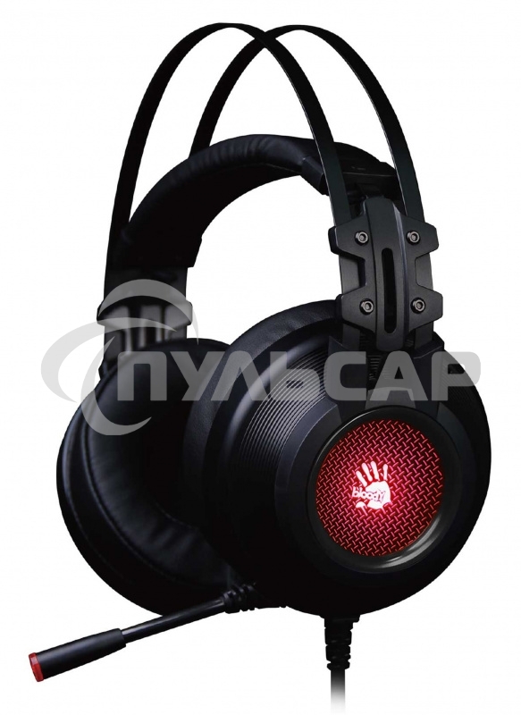 Наушники с микрофоном A4 Bloody G525 черный 2м мониторные оголовье (G525 BLACK)