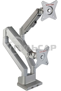 Кронштейн Arm media LCD-T36 серебристый, 4 шт/уп. Кр. алюм. настол. для 2-х мон. 15