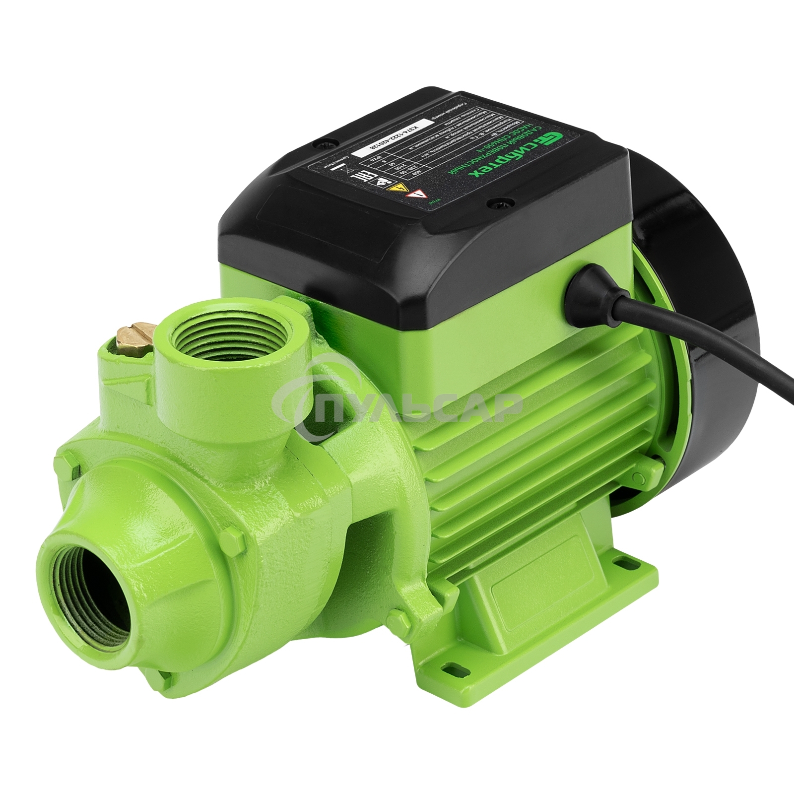 Садовый поверхностный насос СИБРТЕХ СПН450-Ч 450 Вт напор 40 м 2100 л/ч чугун 97242