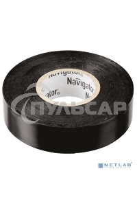 Изолента ПВХ Navigator 15мм (рул.20м) черный NIT-B15-20/BL