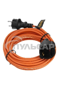 Удлинитель-шнур силовой Garden Series, ПВС, 10м, 1 розетка, 3*1 мм Denzel