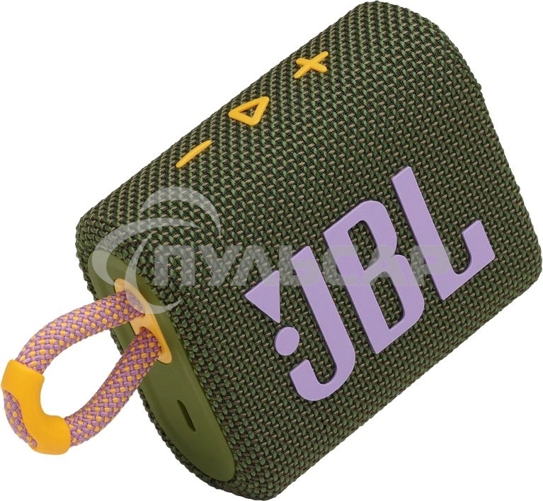 Портативная акустика JBL GO 3, зеленый