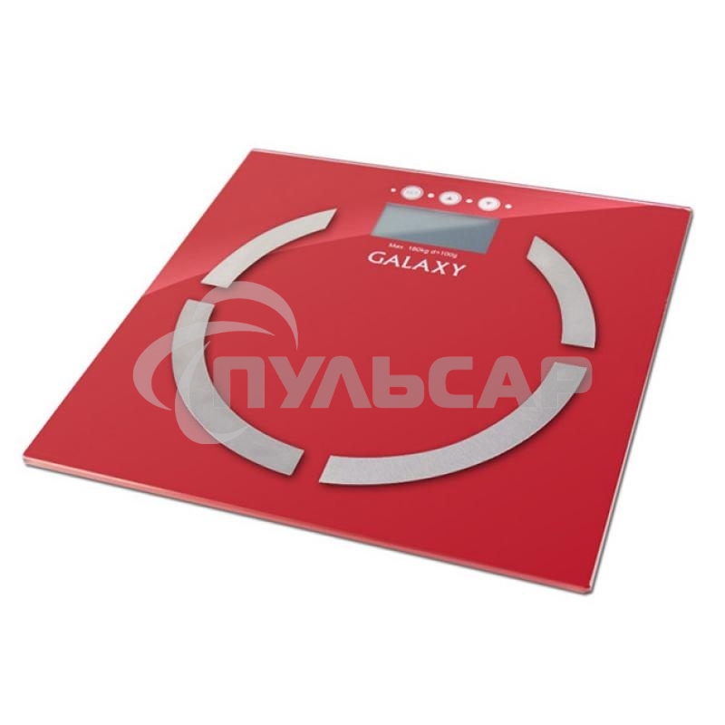 Весы многофункциональные Galaxy GL 4851, красный, электронные, эл. пит. 