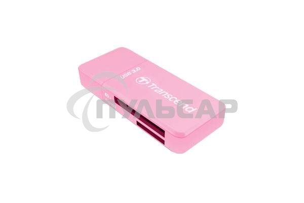 Считыватель карты памяти Transcend All in1 Multi Card Reader, Pink