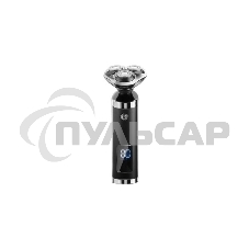 Электробритва Centek CT-2175 (черный) ротор 4D, влажное бритье, 3 плав.головки, USB, зарядка 1 час, подставка