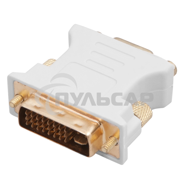 Переходник Rexant (17-6821) ПЕРЕХОДНИК шт.DVI - гн.VGA GOLD