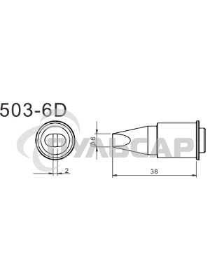 Жало для паяльника Quick 503-6D