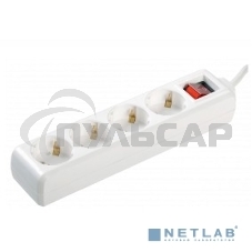 Удлинитель 4х1.5м с заземл. 16А IP20 У04К с выкл. ПВС 3х1 ИЭК WYP10-16-04-01-ZK-17