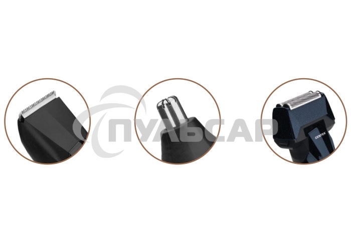 Машинка для стрижки Centek CT-2131 черный Набор для стрижки Centek CT-2131 (черн) 3 В1 + СТРИЖКА + БРИТВА + ТРИММЕР ДЛЯ НОСА