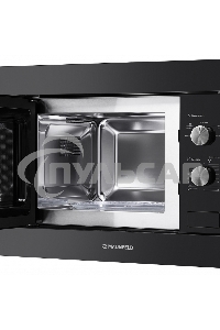 Микроволновая печь встраиваемая Maunfeld MBMO.20.1PGB черный, 20 л, 800 Вт, переключатели - поворотный механизм