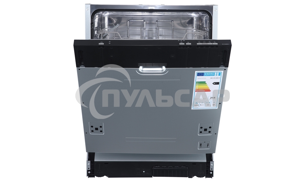 Встраиваемая посудомоечная машина Zigmund & Shtain DW 139.6005 X, черный, 59.5 см, 12 компл., 49 дБ, класс A++