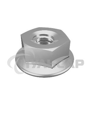 Гайка М8 с насечкой GS8 (уп.150шт) КМ LO0686