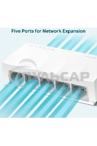Коммутатор роутер TP-Link LS1005, 5 портов Ethernet 100 Мбит/с