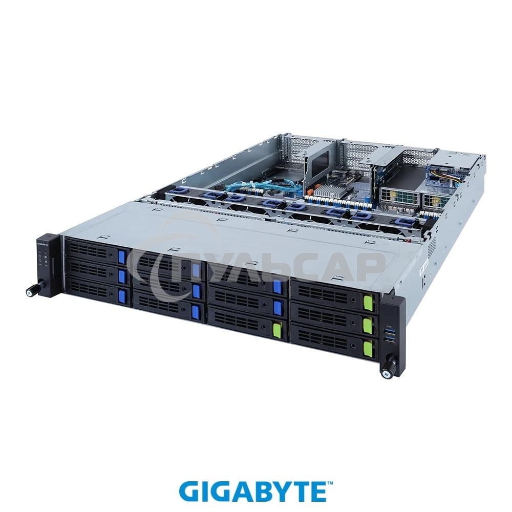 Серверная платформа Gigabyte R282-3C1 2U, 12x3.5