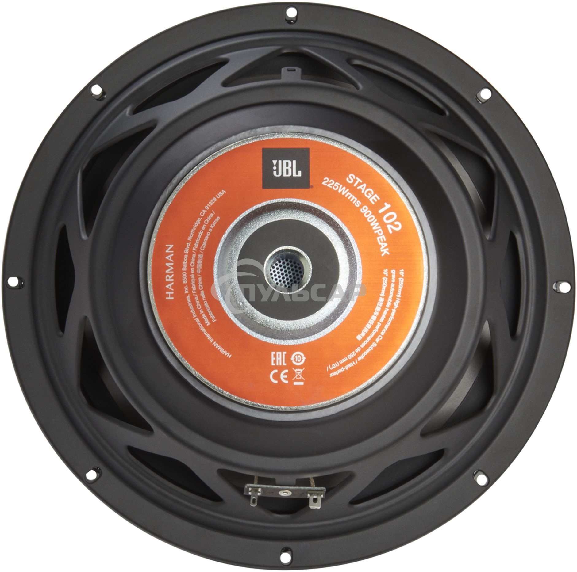 Сабвуфер автомобильный JBL STAGE102 225Вт пассивный (25см/10