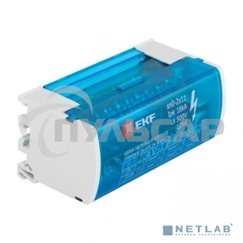 Шина нулевая в корпусе 2х11 EKF sn0-2x11