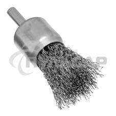 Набор щеток для дрели, 1 Плоская 50мм, 2 Чашки 25-50мм, шпилька, нерж. вит. проволока Denzel