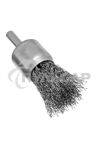 Набор щеток для дрели, 1 Плоская 50мм, 2 Чашки 25-50мм, шпилька, нерж. вит. проволока Denzel
