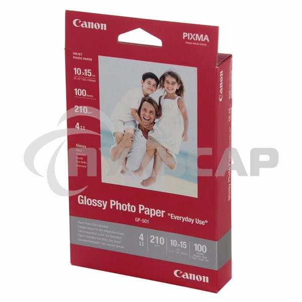 Фотобумага CANONГлянцевая, 210г/м2, A6 (10X15), 100 л.