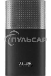 Внешний SSD Netac Z9, 2TB, USB 3.2 Gen 2 Type-C, R/W 550/480, черный