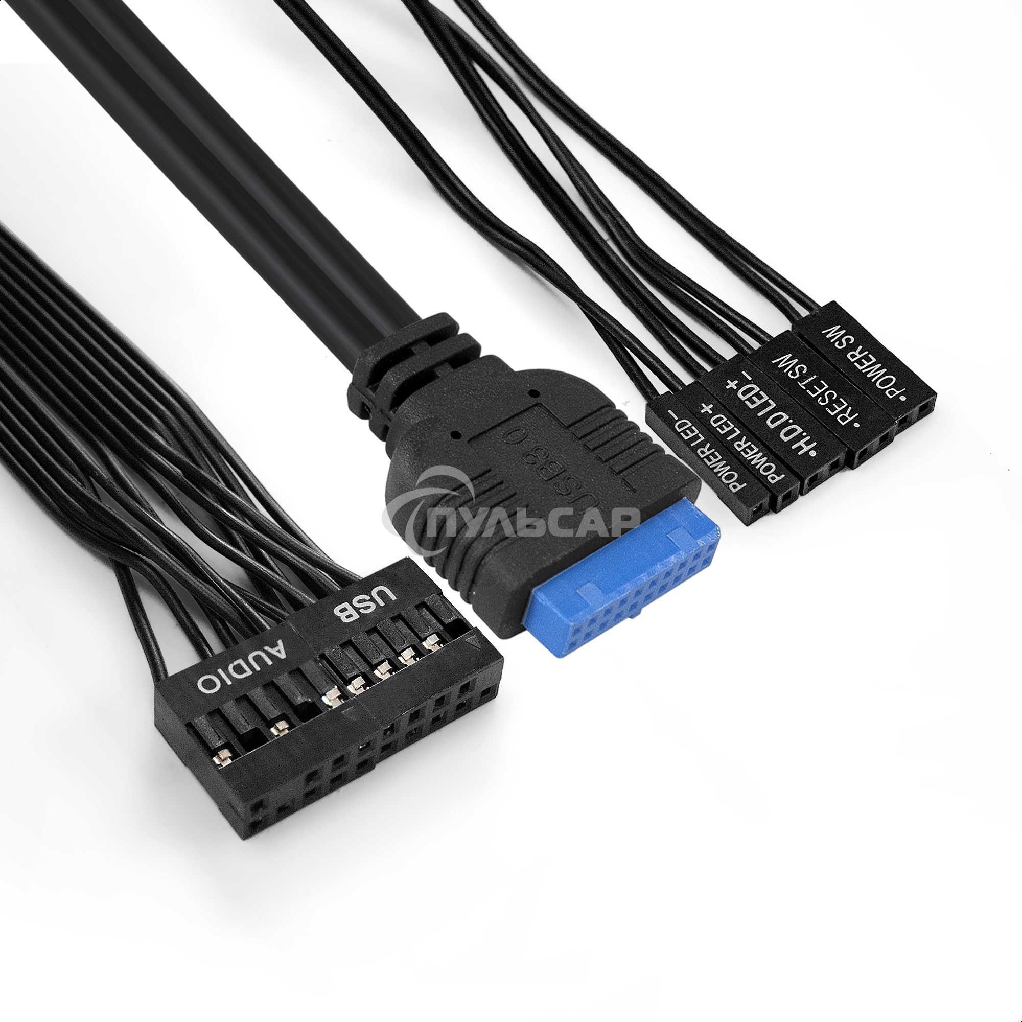 Компьютерный корпус Minitower ExeGate QA-412U-UNS500 (mATX, БП UNS500 с вент. 12см, 2*USB+2*USB 3.0, аудио, черный)