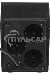 Источник бесперебойного питания Powercom Raptor RPT-600A EURO 360Вт 600ВА черный