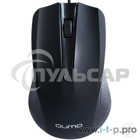 Мышь проводная Qumo Office Union M66 черный, 1000 dpi, USB, кнопки - 3