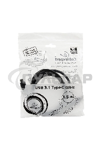 Кабель Cablexpert CCP-USB3.1-CMCM-5 Кабель USB3.1TypeC/USB3.1TypeC, 1.5м, 